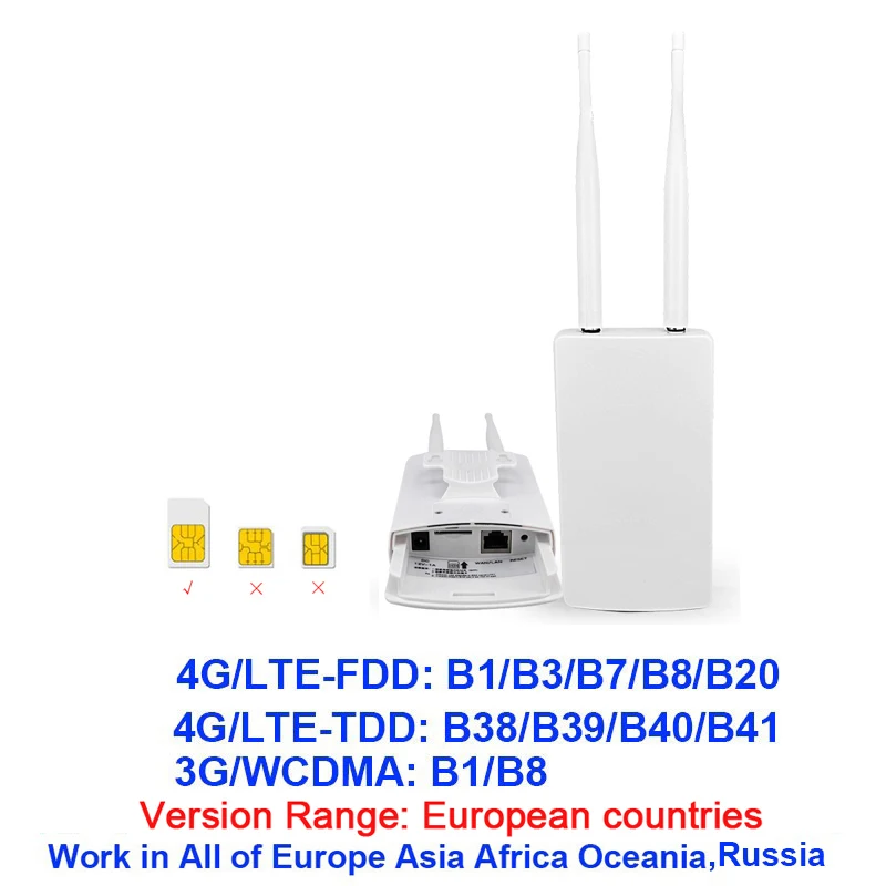 best signal booster wifi CPE905 300Mpbs Wireless Router 4G SIM Card Slot 4g Wifi Router LTE Mobile Hotspot Modem 4G Router External Antenna SMA Interface internet amplifier best buy Wireless Routers