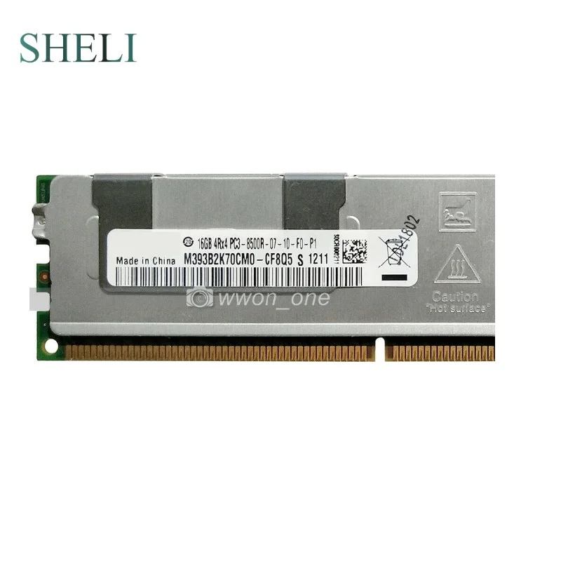 SHELI 8 Гб 16 Гб PC3-8500R DDR3-1066Mhz CL7 240Pin ECC REG Серверная оперативная память для DELL PowerEdge