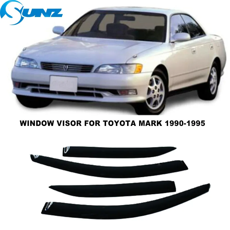 Дождевики для Toyota Mark II X90 1990 1991 1992 1993 1994 1995 боковые оконные козырьки дождевики