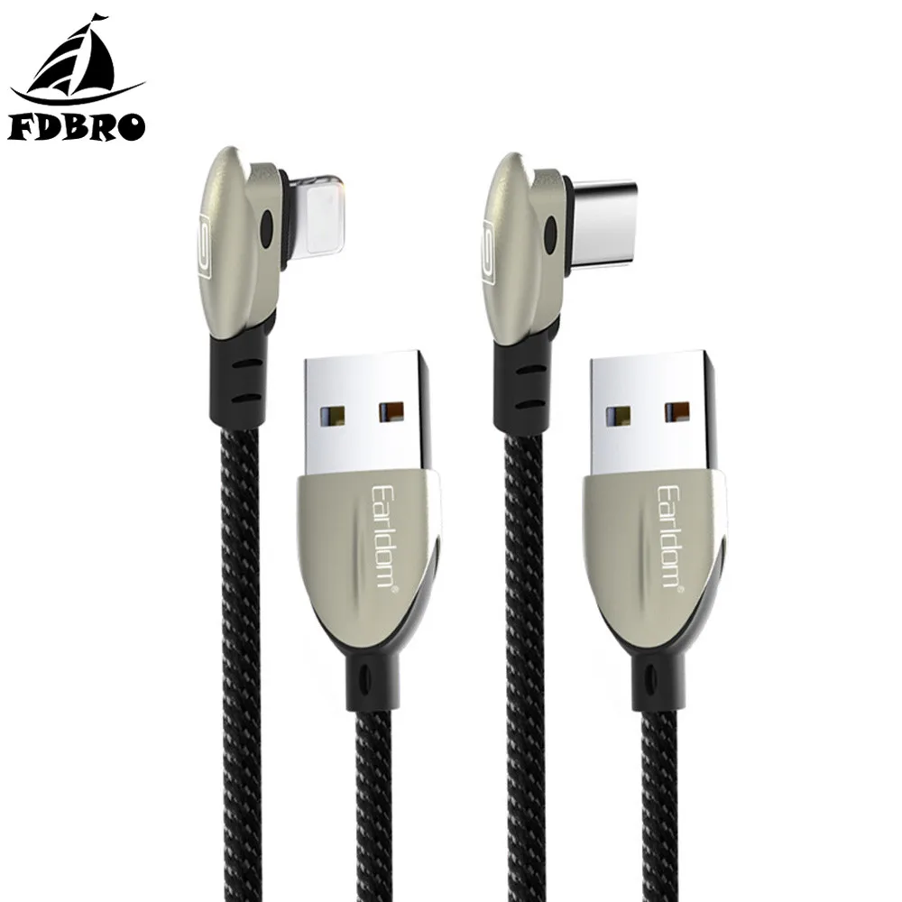 Кабель FDBRO USB C 3A type-C для быстрой зарядки samsung S10 S9 Note9 A50 шнур USBC зарядный кабель для Xiaomi One Plus 6 5 для iphone