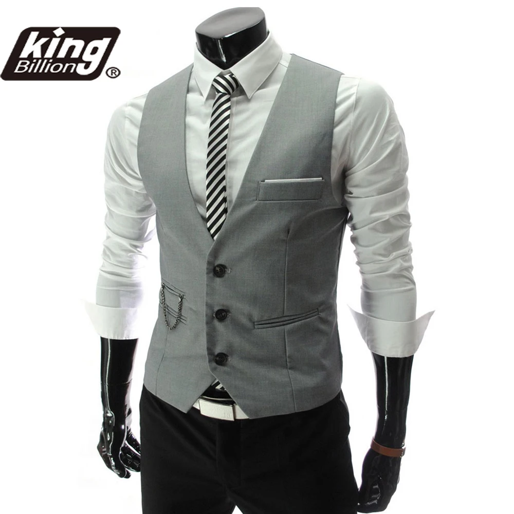 Vestido nuevo chalecos para hombres Slim Fit Hombre chaleco para traje para hombre chaleco Homme sin mangas Casual de negocios Formal chaqueta