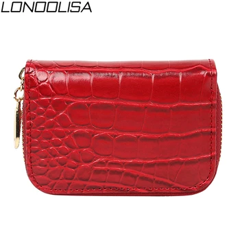 

Fashion Ladies Small Purses Crocodile Pattern Designer Coin Purse Cute Mini Wallets Bags For Women 2020 High Quality Little Bags
