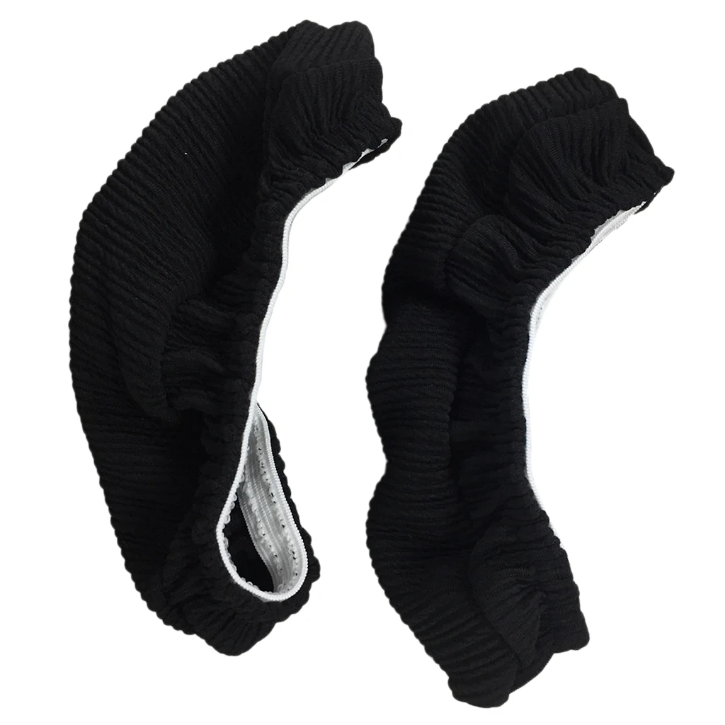 1 Pair Removable Elastic Office Chair Armrest Slipcovers Covers Protector Length-30cm