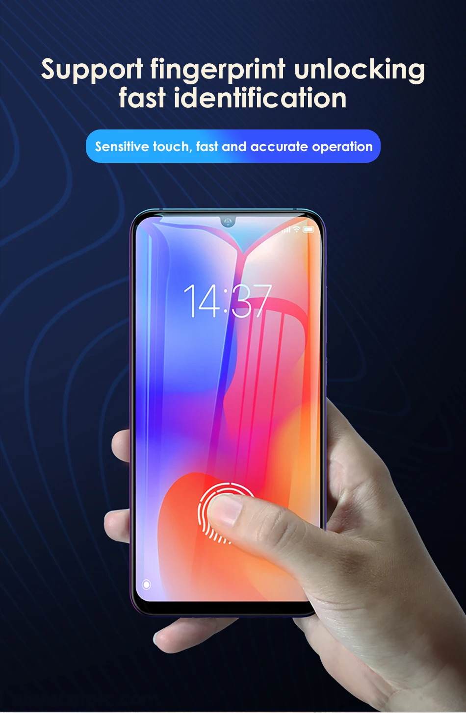 Benks VPRO Protective Tempered Glass For Xiaomi 9 Screen HD 0.3mm Ultra-thin Curved Edge Full Cover Screen Protector Front Film (9)