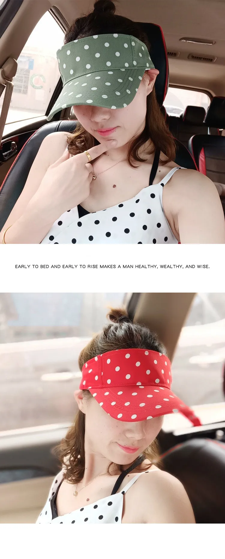 Для женщин летние пустые крыши Dot Sunhat козырек шляпа с козырьком пляжные солнцезащитная Кепка Женский Кепка Панама
