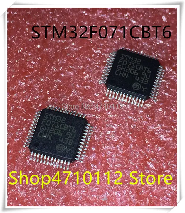 Новинка 10 шт./лот STM32F071CBT6 STM32F 071CBT6 STM32F071 фотография | Электроника