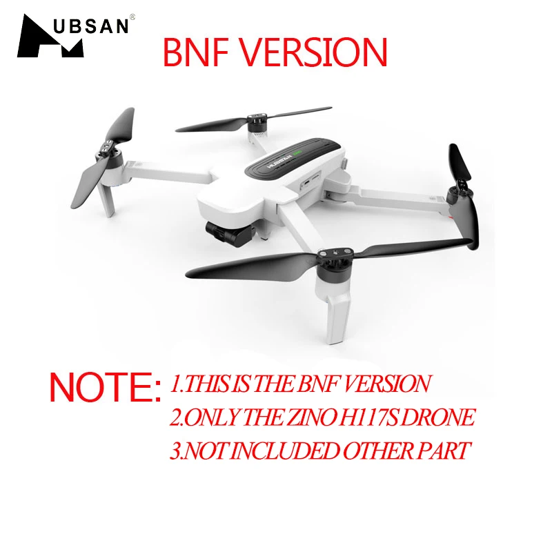 Hubsan H117S Zino GPS 5G Wi-Fi 1 км FPV с камерой 4K UHD 3-осевой карданный Радиоуправляемый Дрон