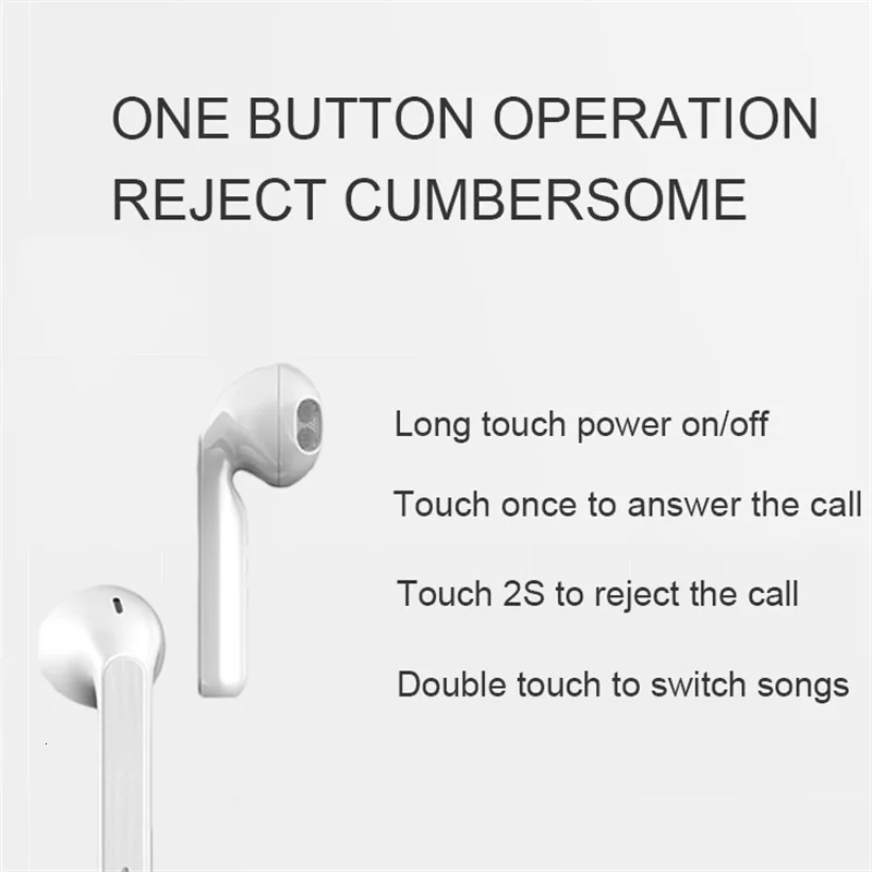5 0 TWS Draadloze Oordopjes Bluetooth. Oortelefoon Hoofdtelefoon FreeBud Gaming Headset Touch Control