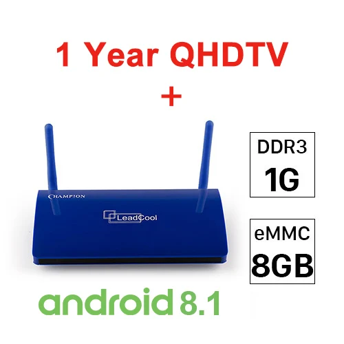 1G 8G 8.1 BLUE Leadcool IPTV Франция коробка Android французский арабский IPTV Rk3229 Leadcool QHDTV подписка 1 год Бельгия голландский арабский Франция IPTV - Цвет: 1G 8G 8.1 BLUE