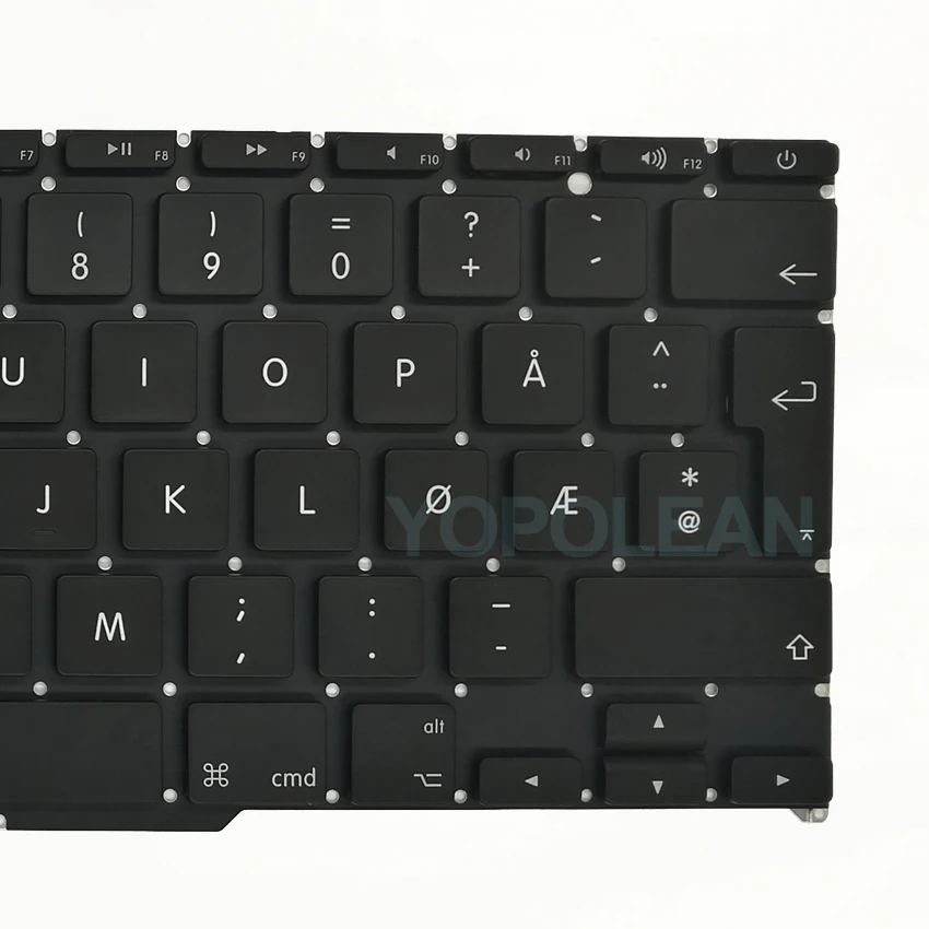 3 шт. новая Норвегия, норвежская стандартная клавиатура с подсветкой для Macbook Air 1" A1465 A1370 2011- лет
