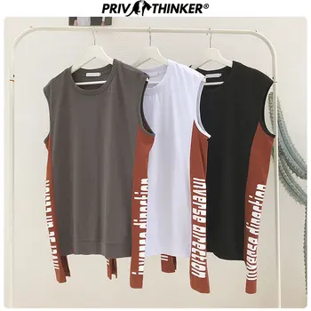 

Privathinker Men Fake Two Pieces Printed Tshirt Mens Summer 2020 Short Sleeve Harajuku T-Shirt Male Unisex T-shirts Clothes Tops