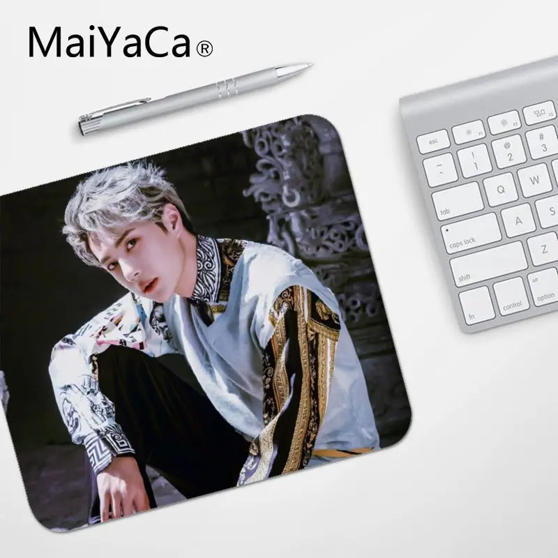 No Lock Edge25x29cm MaiYaCa высокое качество Untamed Wang Yibo ноутбук коврик для мыши Лидер продаж подставка под руку мышь - Цвет: No Lock Edge25x29cm