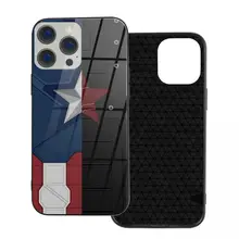 Stucky vidro temperado tpu caso de telefone celular ultra fino padrão para iphone 12 mini pro max 5.4 6.1 6.7