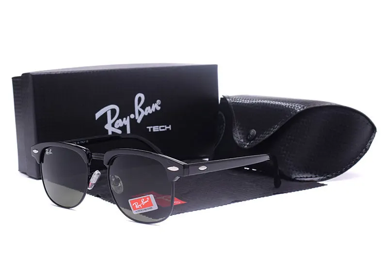 Новое поступление RayBan RB3016 уличные очки RayBan для мужчин/женщин ретро солнцезащитные очки 3016 RayBan Wayfarer - Цвет: RB3016-5