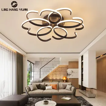 

Light Led Chandelier Black Lamp Modern Chandelier Lighting for Living room Bedroom Dining room Kitchen Lighting Ceiling Fixtures