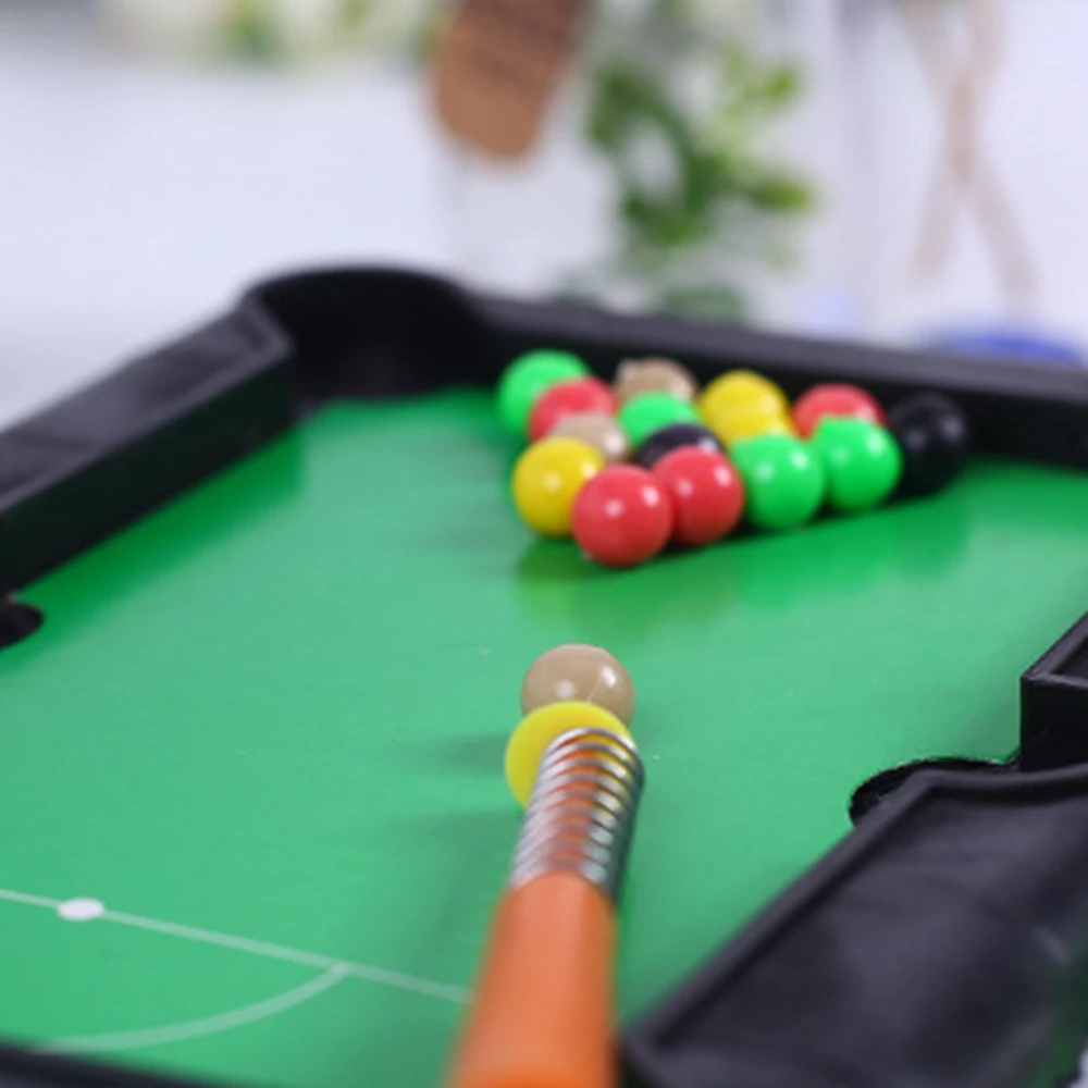 Мини бильярдная игрушка Спортивная портативная детская игра игрушка детский Забавный стол для бильярда для пула игрушки имитационные игры Детские игрушки подарок