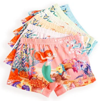 

1 Pc Summer New Cotton Underwears For Girls Kids Baby Underwear Panties Infant Boxer Briefs Cartoon Panties For Child 2-8 Y