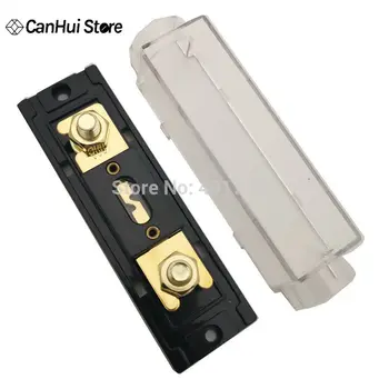 

1Set ANL-H ANL-B Transparent Car Fuse Box ANL Fuse Holder Distribution in line 0 4 8 GA Positive With ANL Fuse Fusible 100A 200A
