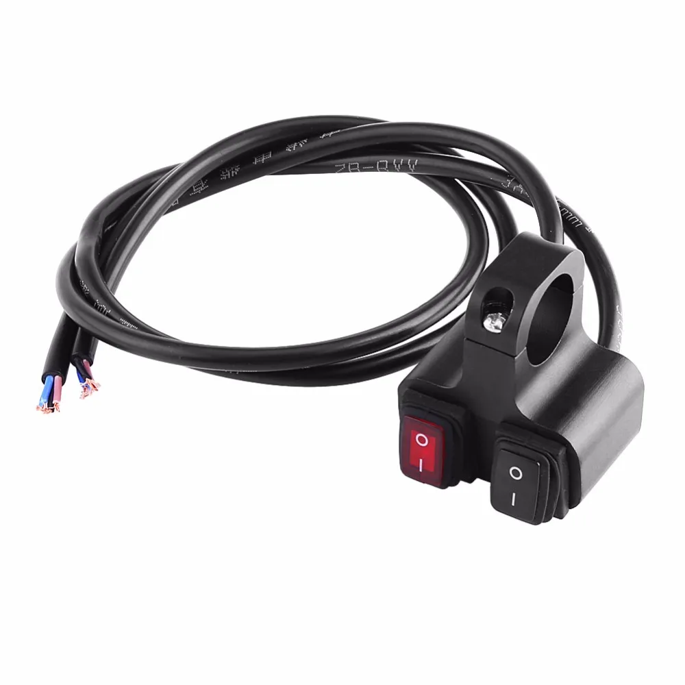 12V 16A ЧПУ Алюминий мотоцикл руль фара прожектор Вкл/Выкл двойной переключатель