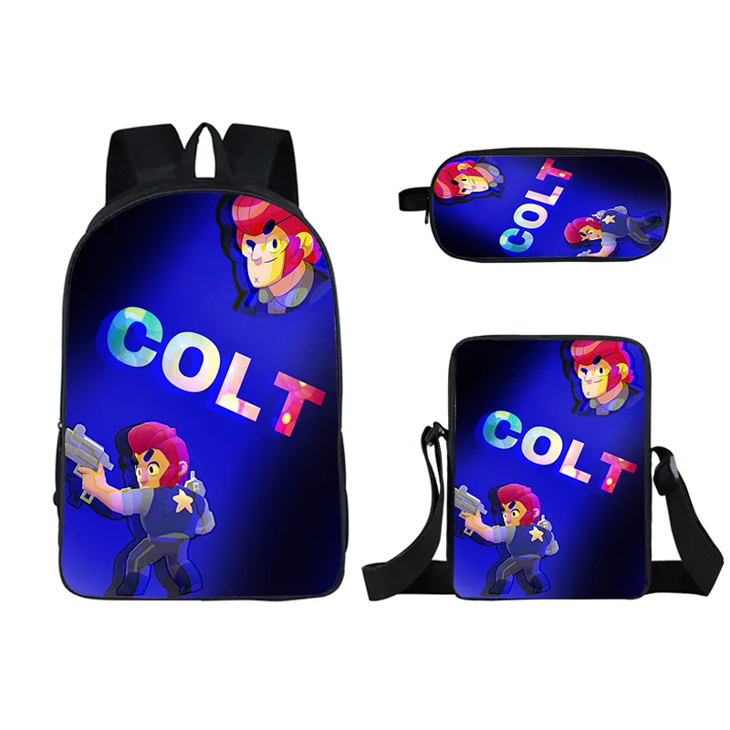 Популярный детский рюкзак для игр, стрельбы, игр, детей, Mochila, для девочек и мальчиков, супер аниме, чехол-карандаш, школьные сумки - Цвет: 18