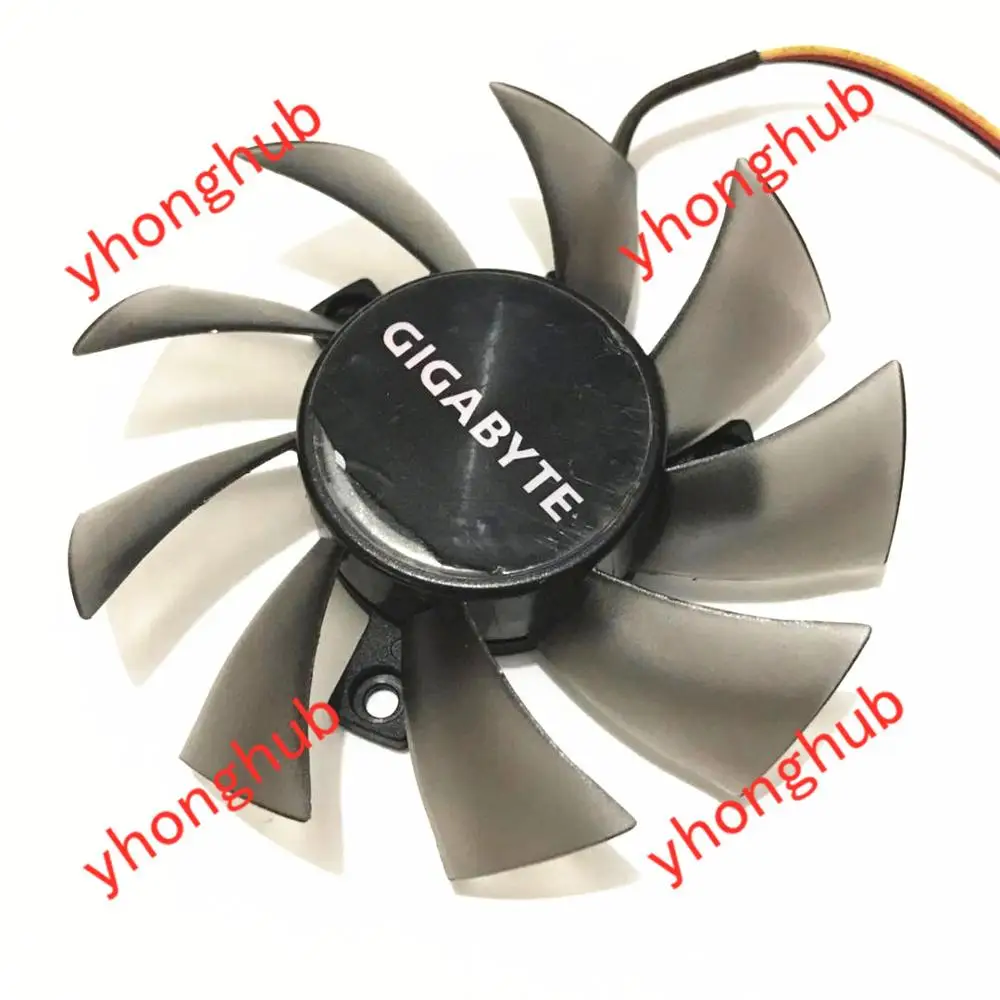 Everflow N240 N250 GTS240 250 GTS450 T128015SH Сервер охлаждающий вентилятор DC 12V 75X75X16mm 3 жильный|everflow