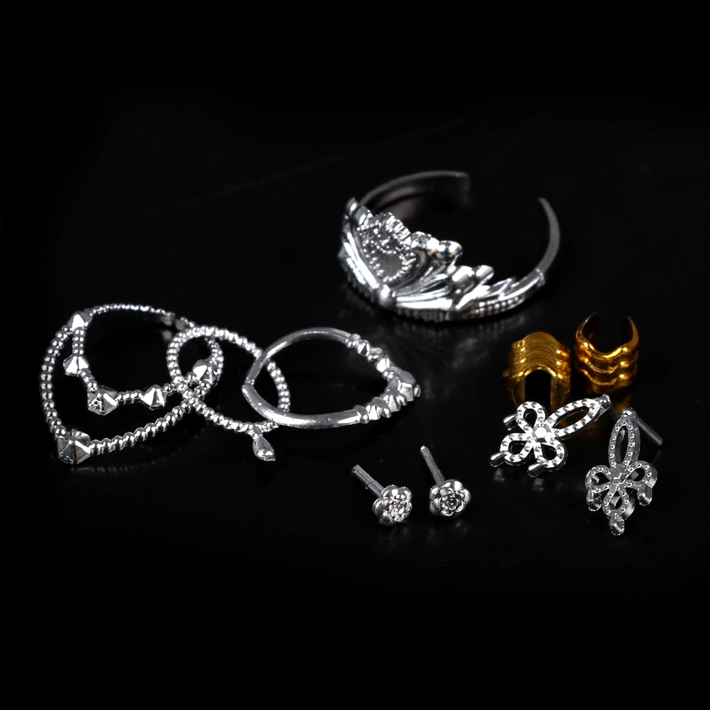 Новинка Хрустальная пластиковая серебряная корона искусственная кожа для кукол