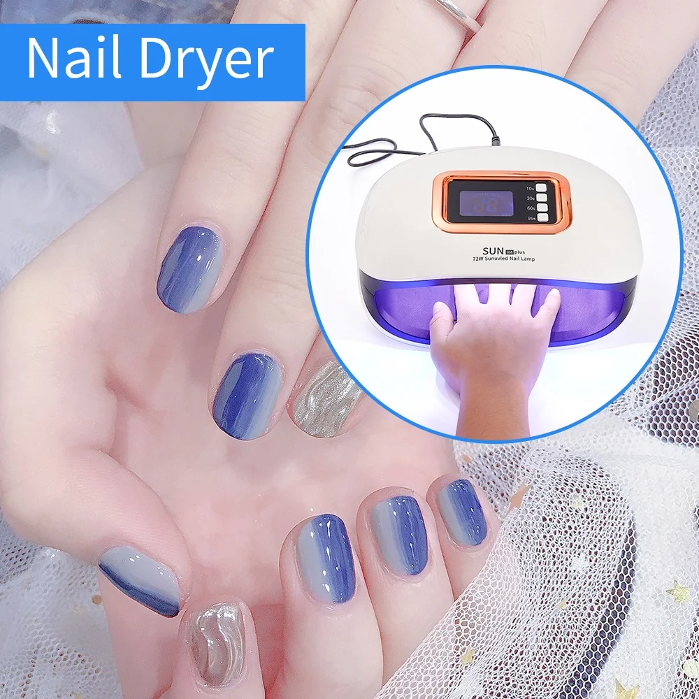 72W 36 LEDs UV Lamp LED Nail With Two Hand Dryer Manicure Curing Gel Polish 10s 30s 60s 99s Auto Sensor | Красота и здоровье