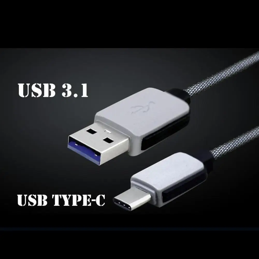Прочное использование USB 3 1 плетение рыболовная сеть зарядный кабель передачи