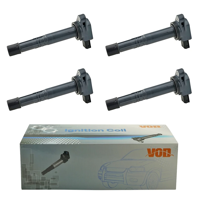 Авто Катушка зажигания для Honda CR-V CRV 2.0L 2001-2006 Odyssey 2.3L поток 2.0L 2001-2006 Civic Accord Acura RDX 30520PNA007 - Цвет: 4pcs