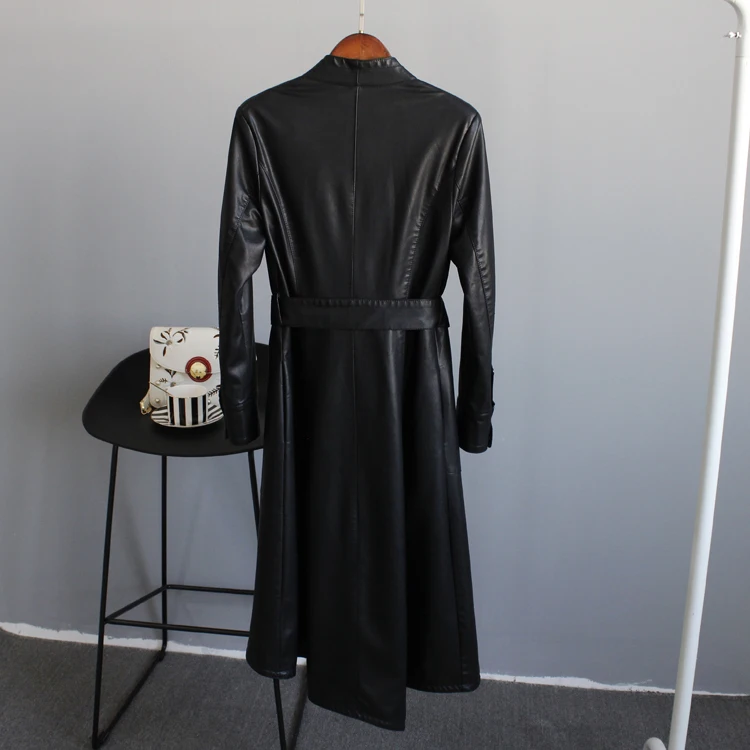 

Faux PU Leather Jacket Coat Female Korean Vintage Autumn Winter Coat Women Clothes 2020 Windbreaker Long Tops Chaqueta Mujer