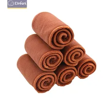 Elinfant – couche en Fiber De café pour bébé, Inserts élastiques réutilisables en tissu lavable, 5 pièces/paquet