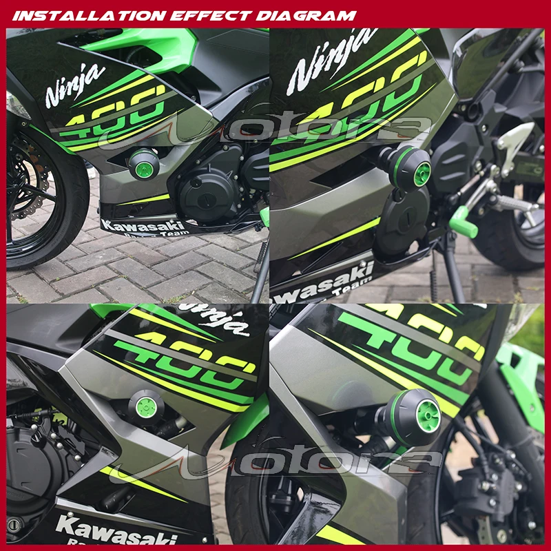 Мотоцикл с ЧПУ ночлега рамки ползунок защитная решетка для ZX10R ZX-10R 2011 2012 2013, 11, 12, 13, 14, 15 лет