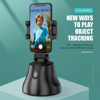 

Auto-tracking Phone Holder Smart Capture Selfie Follow Shooting Gimbal Face Object Follow For Vlog Tiktok Recording Accessory