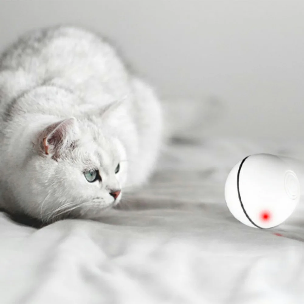 Pet Cat мяч игрушка электрический мяч со светодиодом usb зарядка Умный кот автоматический тренировочный мяч цифровые игрушки кошки поставка зоотоваров