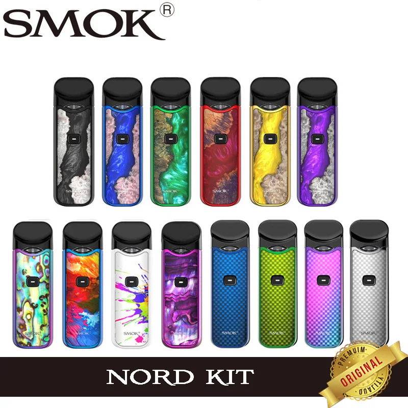 Оригинальный стартовый набор Smok Nord Pod аккумулятор 1100 мА/ч 3 мл форсунка картриджа