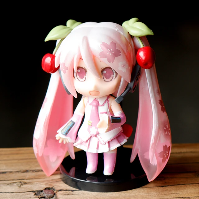 2020 New 23cm Anime Pink Sakura Ghost PVC Action Figures Girls Model Toys Collecting Gifts for Girls Dress wedding Spring 10cm miku