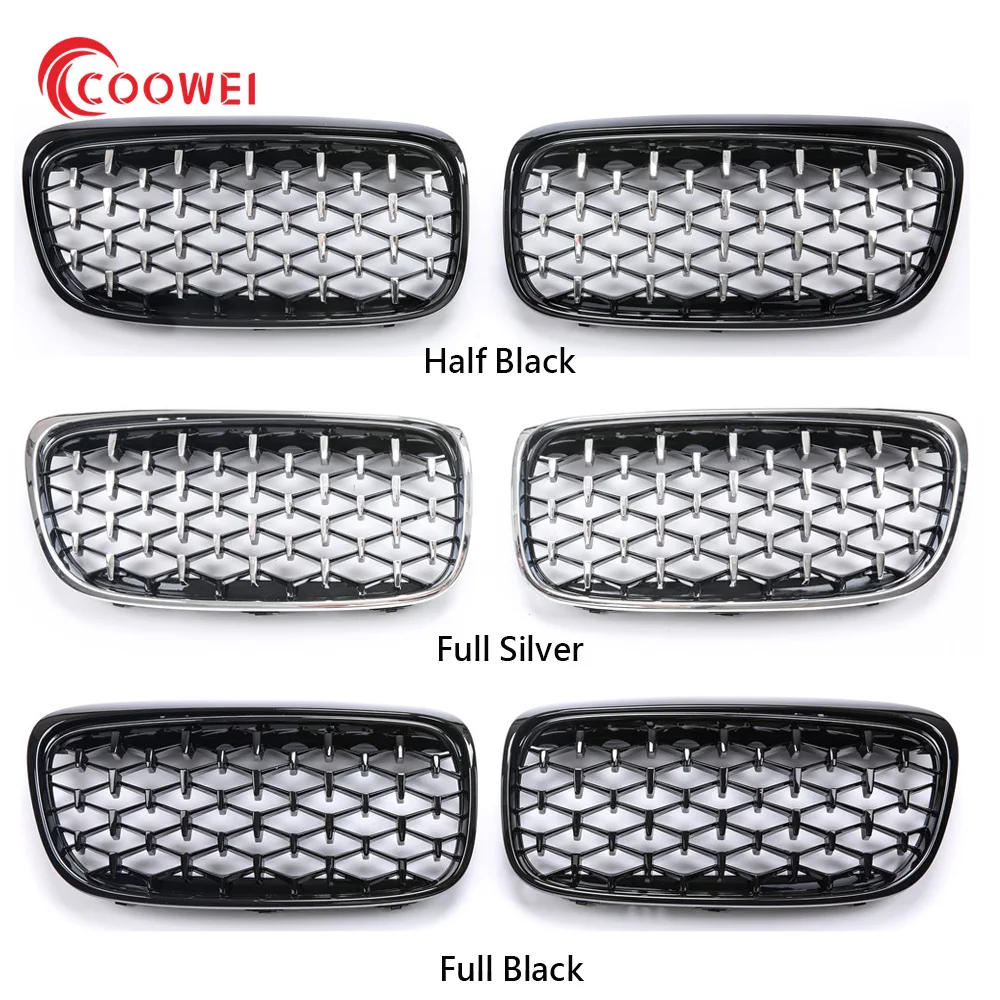 A Pair Diamond Star Style Front Kidney Grille Bumper For BMW 2 Series F45 F46 216i 218i 220i 225i 2015-2017 | Автомобили и