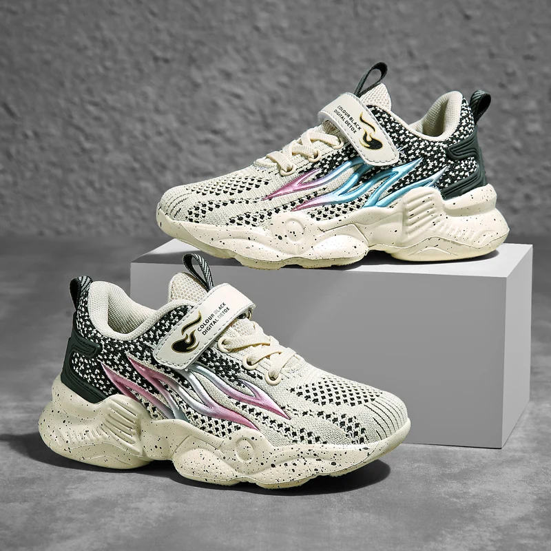 Children's Sneakers Kids Shoes Breathable Air Mesh Sports Shoes for Boys Girls  Lightweight Tenis Sneakers Casual Walking Shoes