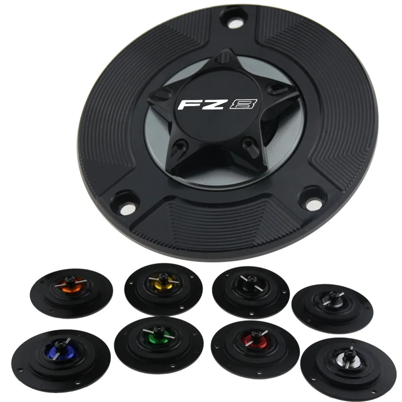 

Алюминиевая крышка топливного бака CNC для мотоциклов Yamaha FZ8 2011-2015 2012 2013 2014, крышка бензобака без ключа