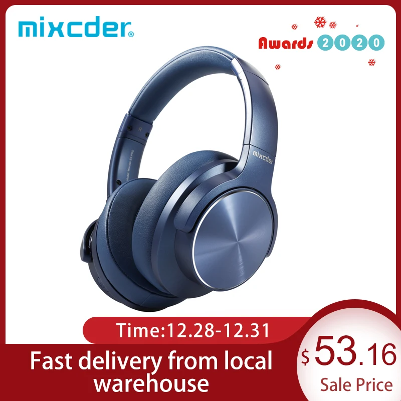 [Original]Mixcder E9 PRO Headphones aptX LL Wireless Bluetooth Headphone Active Noise Cancelling with MIC Deep Base Earphones