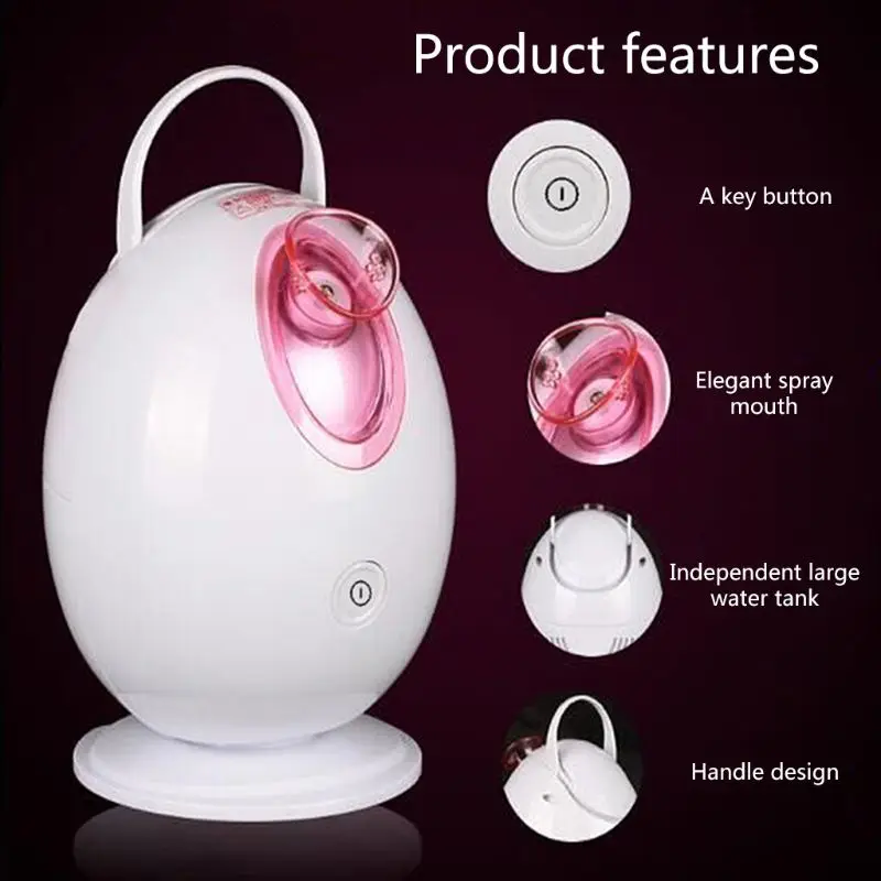 Face Facial Steamer Spa Pores Steam Nano Mist Sprayer Skin Cleaner Steaming Tool 95AC