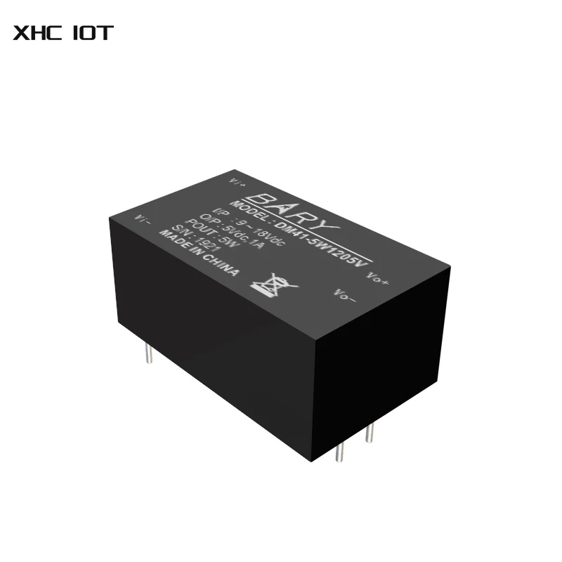 DC-DC Buck Isolated Power Supply Module 9~18V 5V 1A 5W Isolation Ultra-Volume Super-Long Working Time DIP DM41-5W1205V real time fashion hot girl jeans shorts women s shorts baby blue summer 2023 casual new high waist slim super hot pants