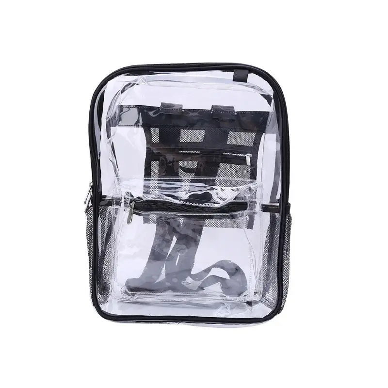 

Transparent PVC Backpack Fashion Travel School Book Bag Daypack for Teenager Girls