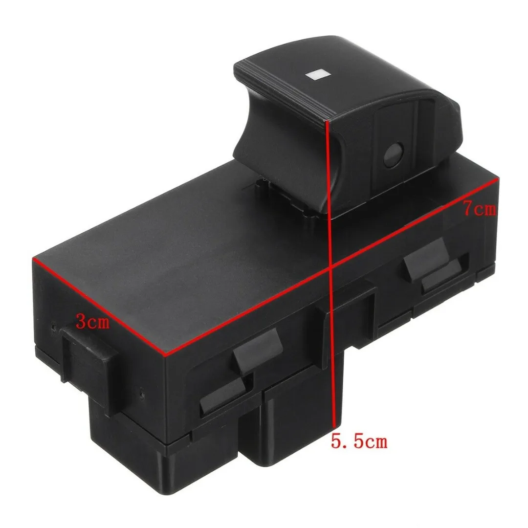 2pcs Black Electric Rear Window Power Switch Button Fit For Chevrolet Silverado Suburban For GMC Sierra Parts