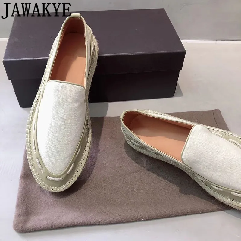 JAWAKYE/2019 женские лоферы с высоким берцем Повседневная замшевая обувь на плоской