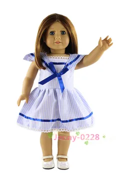 

Doll Clothes Student Clothing Campus Wear Dress for 18" American Doll School Uniform