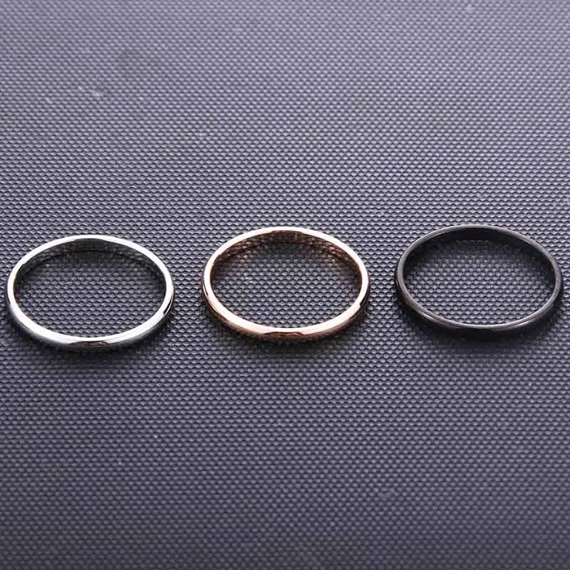 Титановая сталь, простое, модное, анти-аллергическое кольцо для пары, нержавеющая сталь, хорошее ювелирное изделие для мужчин и женщин, вечерние, модный подарок