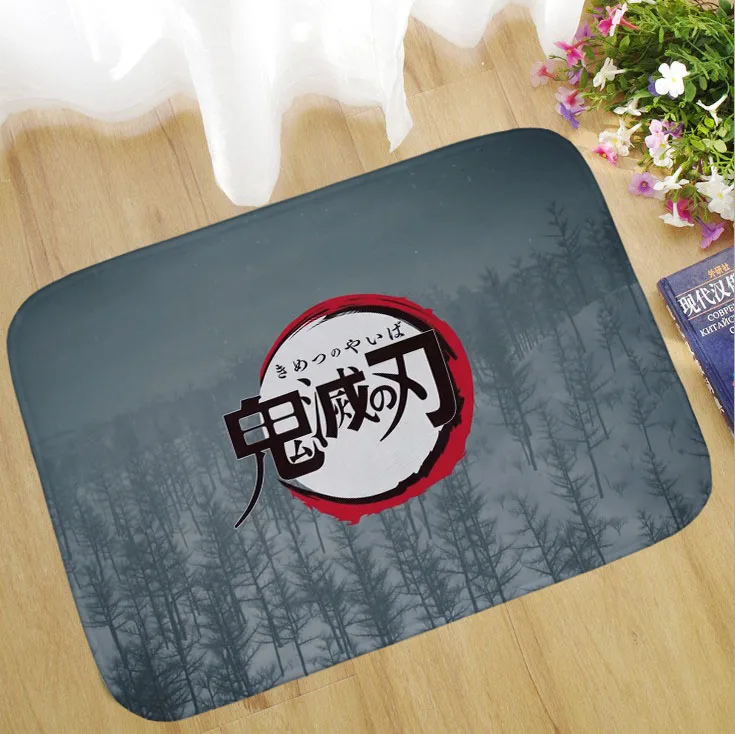 Kimetsu No Yaiba плюшевые ковровые покрытия игрушка коврик мультфильм аниме Kamado ковер водонепроницаемый нескользящий подарок для детей Прямая