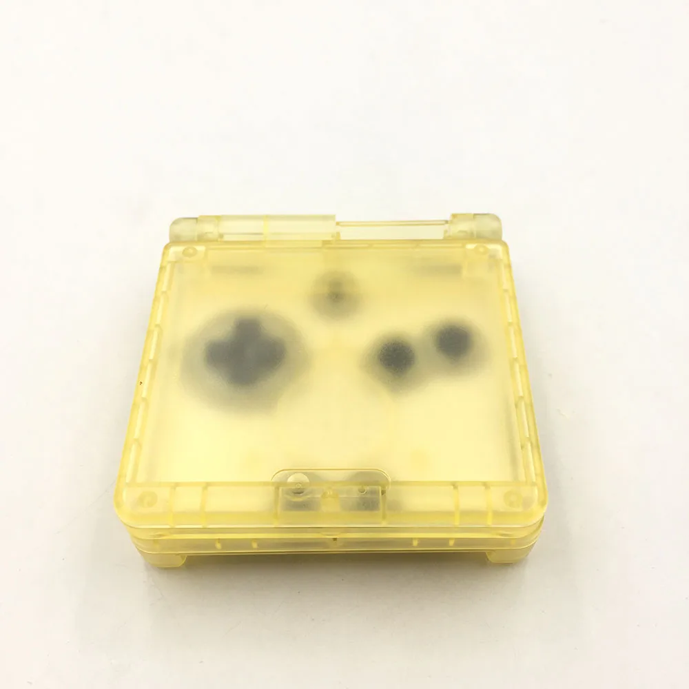 Прозрачный чехол для nintendo Gameboy Advance SP для GBA SP - Цвет: Clear Yellow