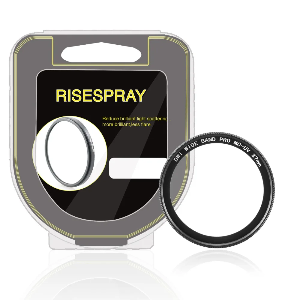 New Arrive Risespray 37mm Mc Uv Ultraviolet Lens Filter Protector For